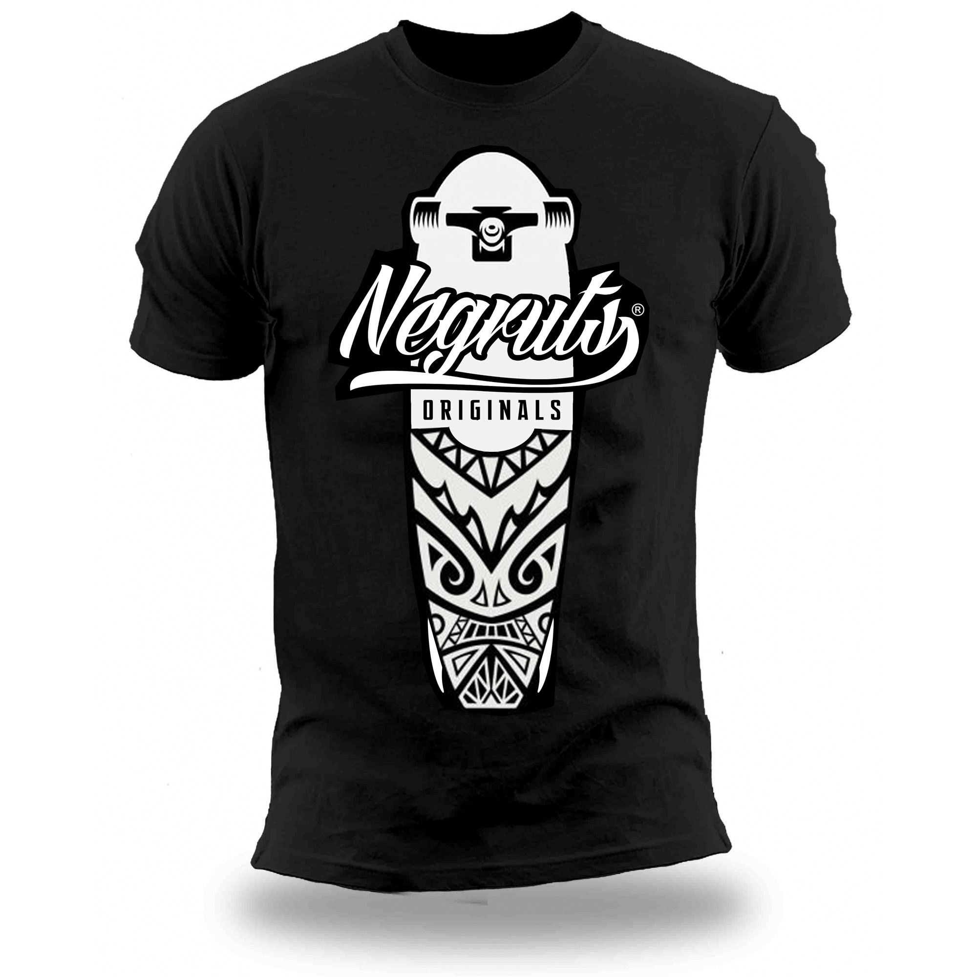 camiseta-preta-frente-surf-skate-negruts